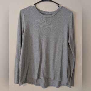 American Eagle Outfitters Soft & Sexy Plush Gray Long Sleeve Top